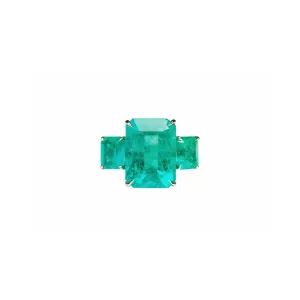 7.49 Carat Colombian Emerald Center Stone Ring