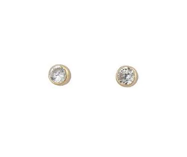 9ct Gold Cubic Zirconia Stud Earrings