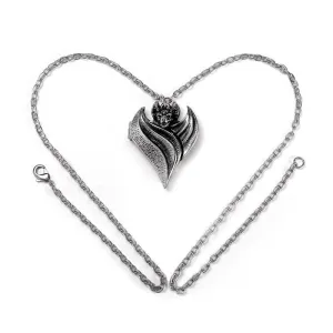 Alchemy Gothic Darken Heart Locket Pendant