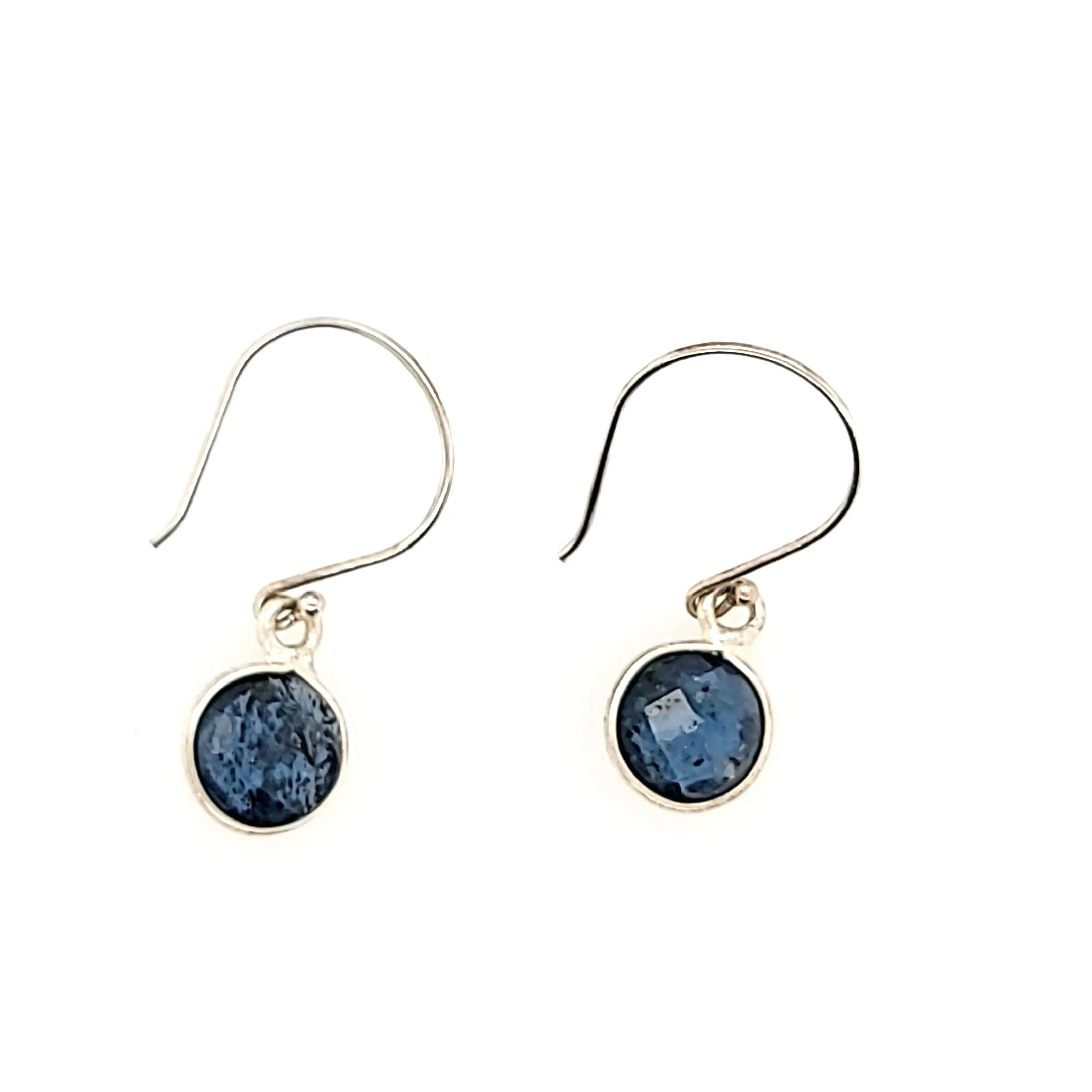 AVF Silver Bezel Kyanite Earrings (SI2336)