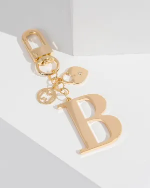 B - Initial Bag Charm Locket