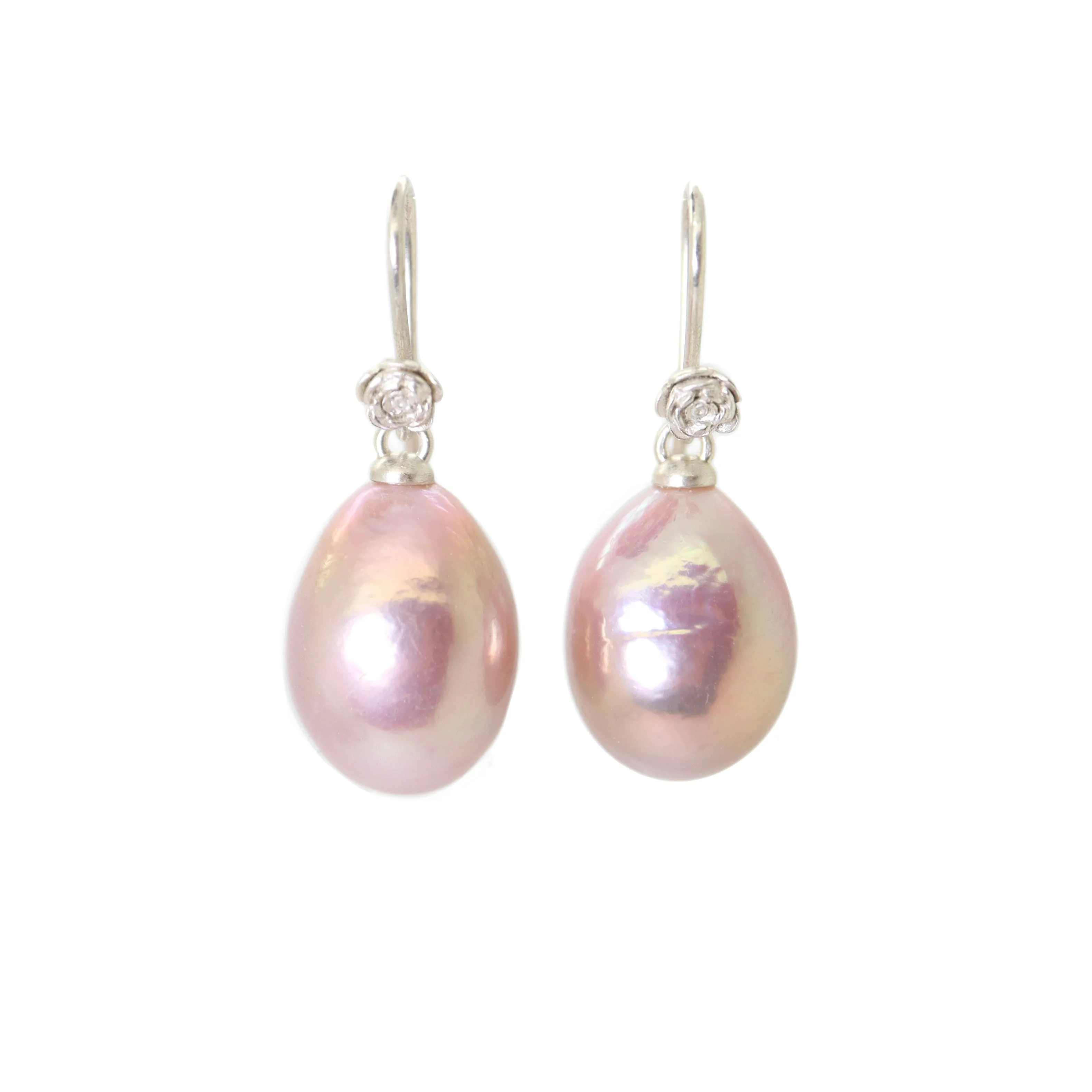 Blush Pearl Roseraie Garden Earrings