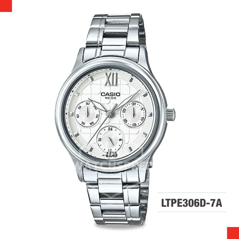 Casio Ladies Watch LTPE306D-7A