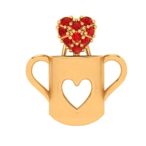 Cup Of Love Gold Pendant