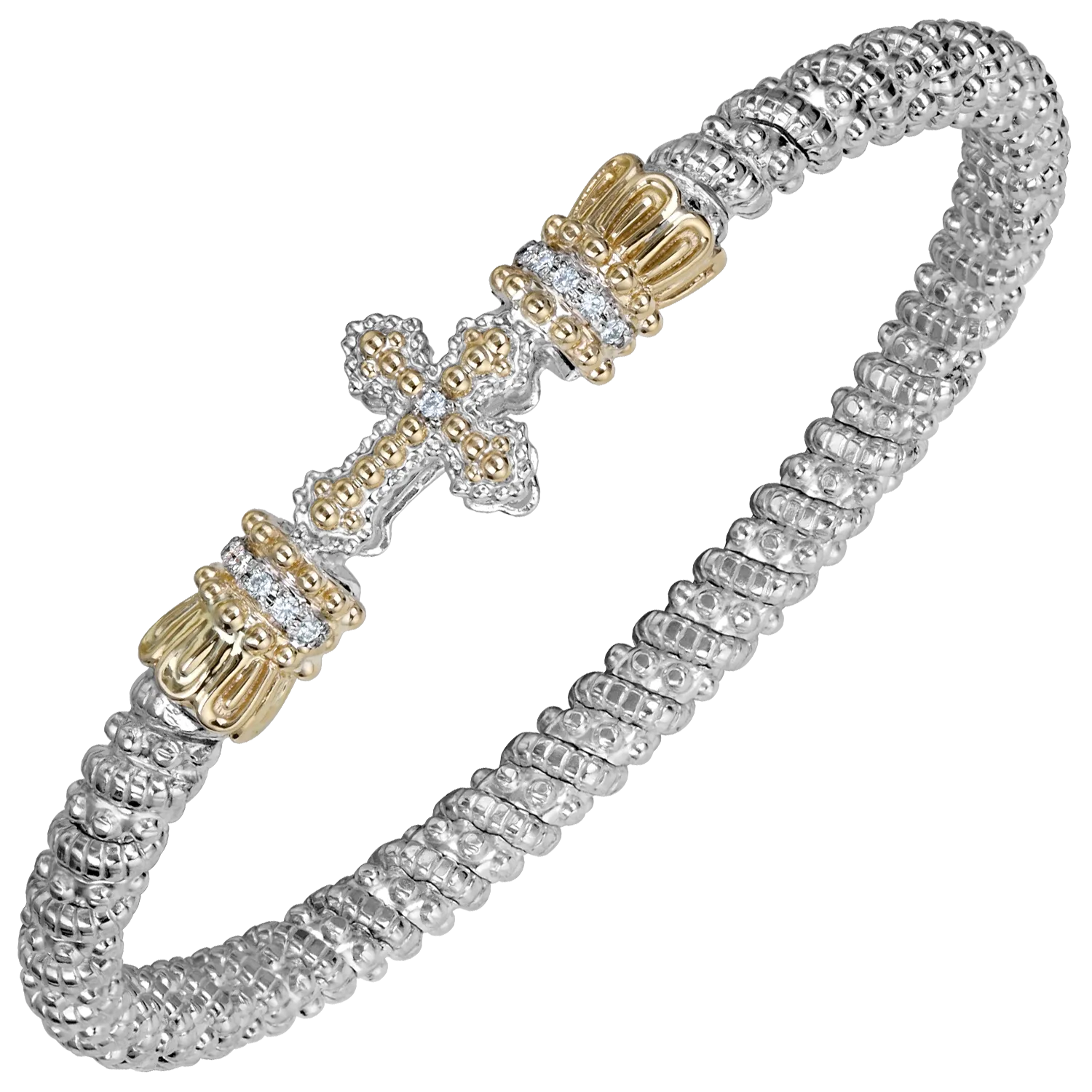 Diamond Cross Bracelet