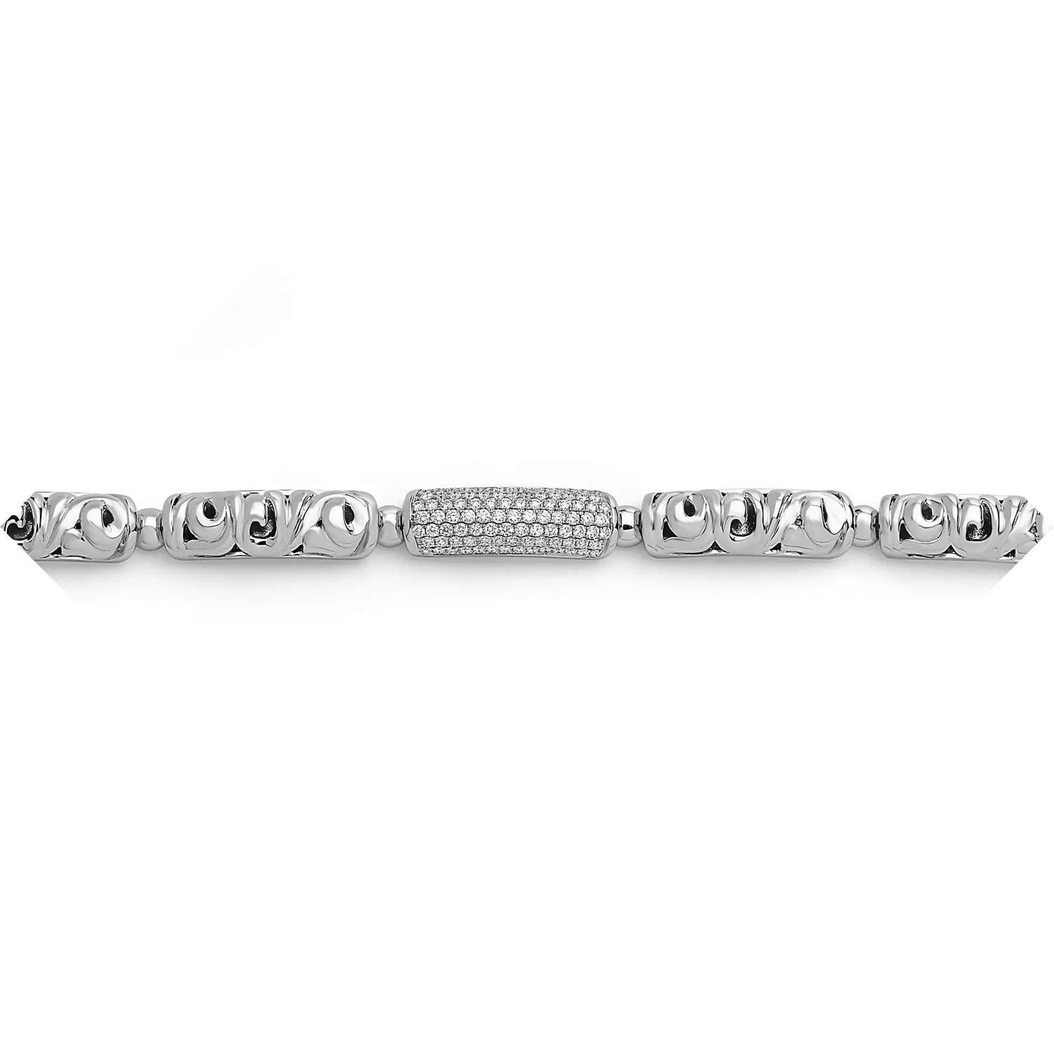 Diamond Ivy Link Bolo Bracelet