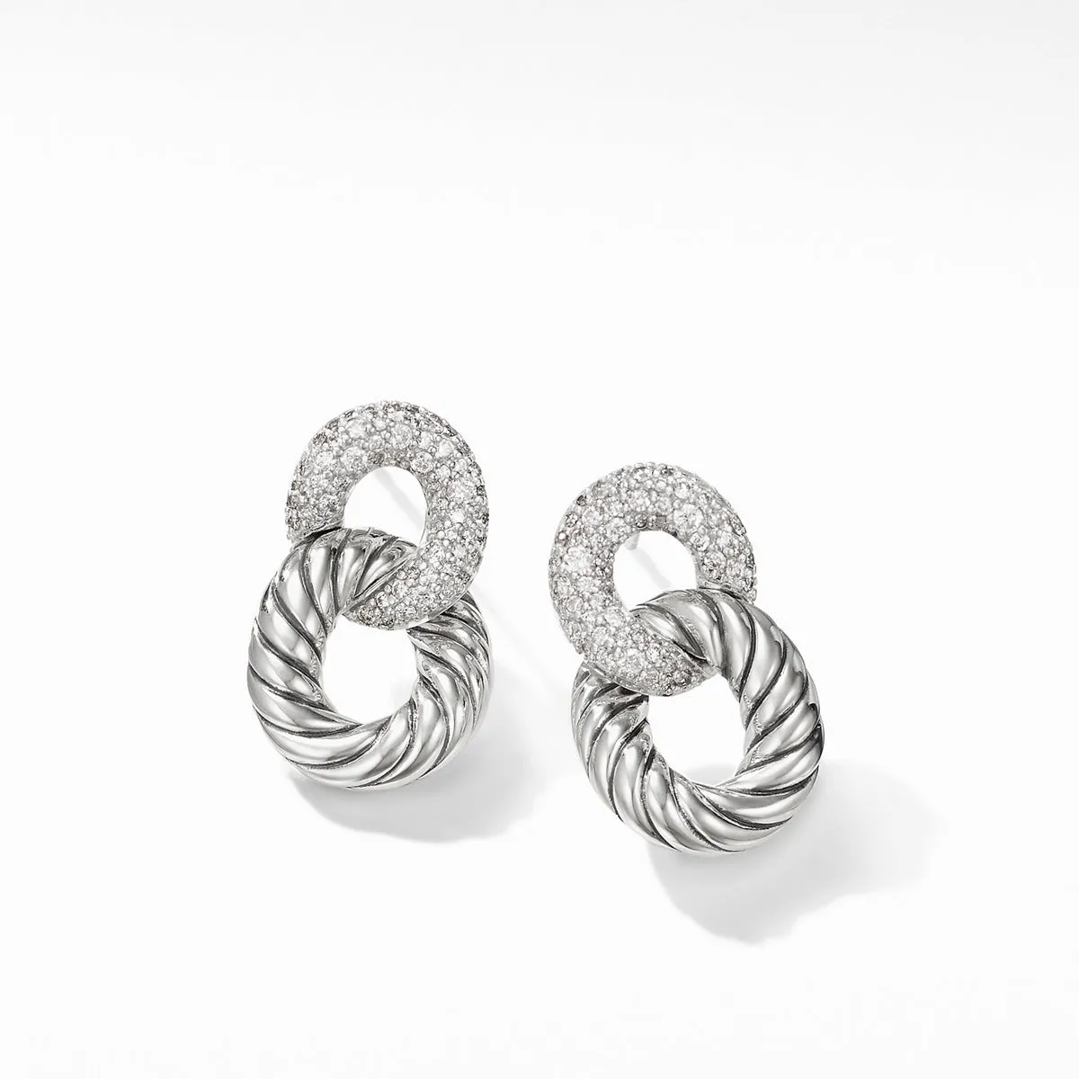 Drop Earrings with Diamonds