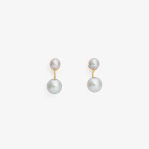 E7002PG | Grey Pearl Sister Studs