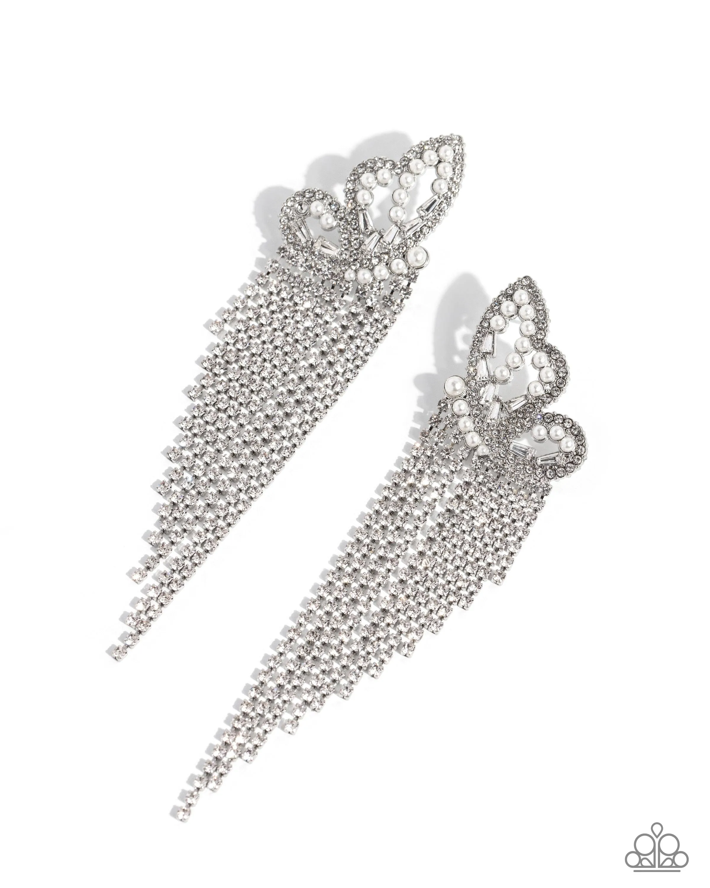 Earrings Aerial Accent - White E2442