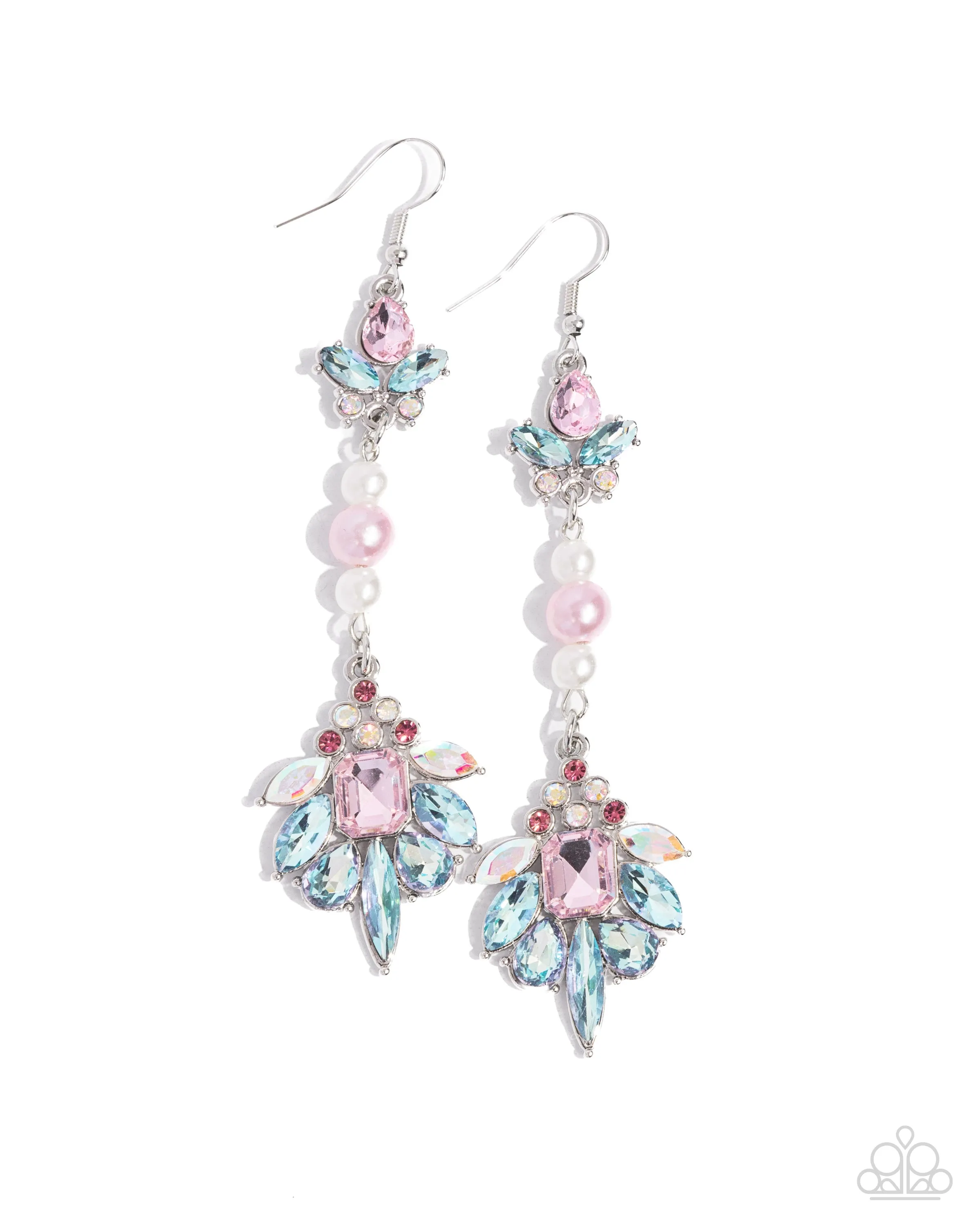 Earrings Considerable Captivation - Multi E558