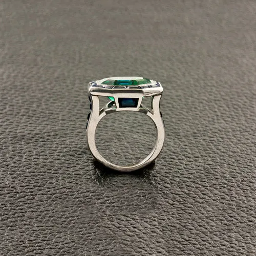 Emerald & Sapphire Ring