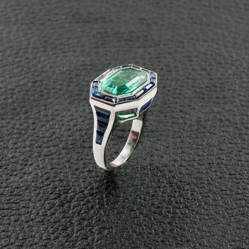 Emerald & Sapphire Ring