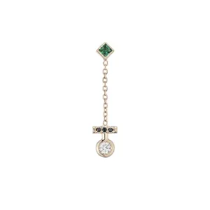 Emerald Evolution Earring (Single)