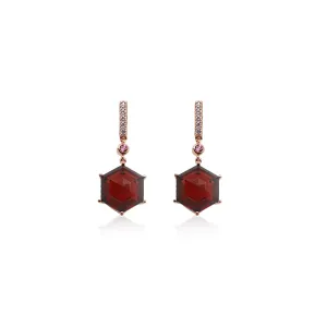 Garnet Earring