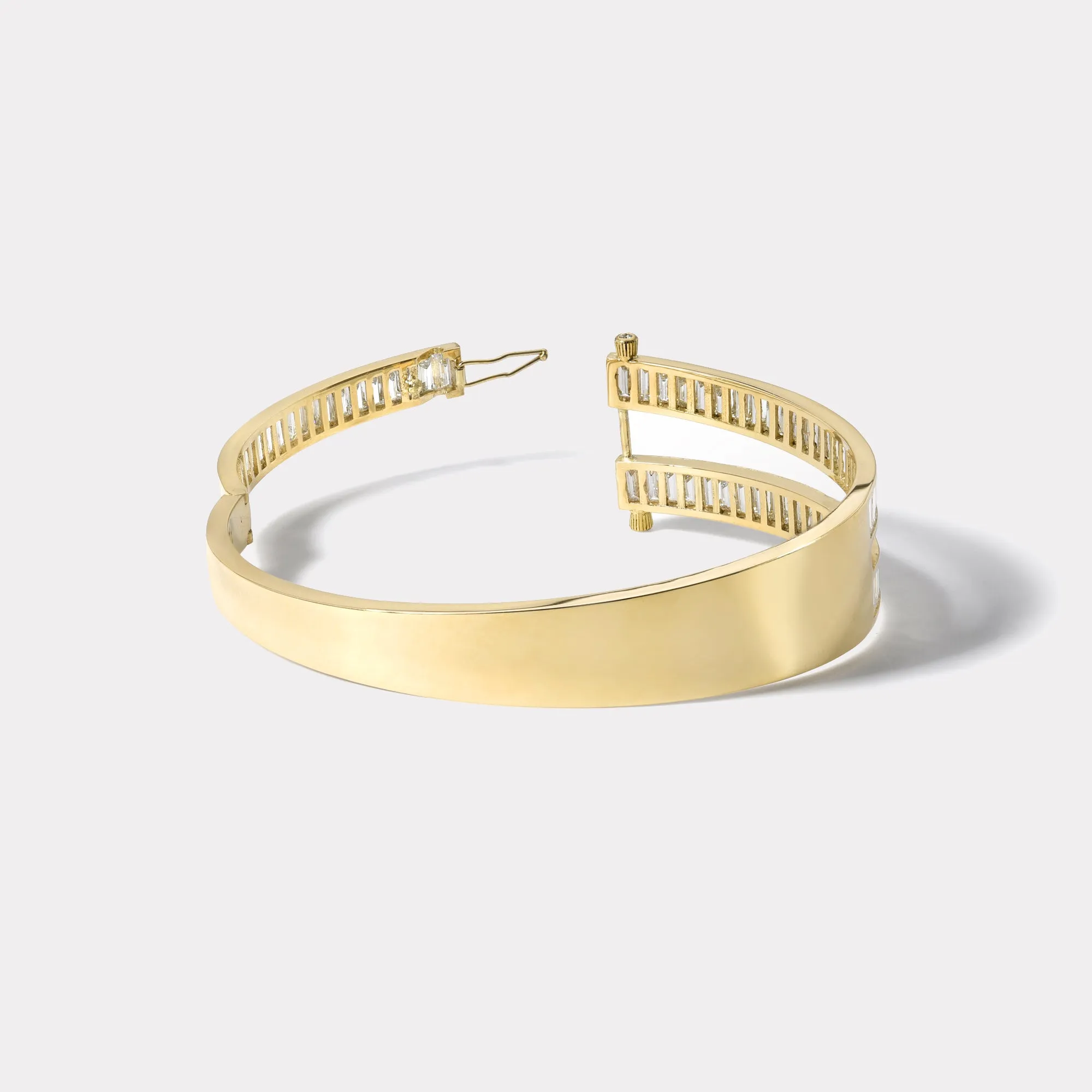 Godmother Magna Bracelet with White Baguette Cut Diamonds