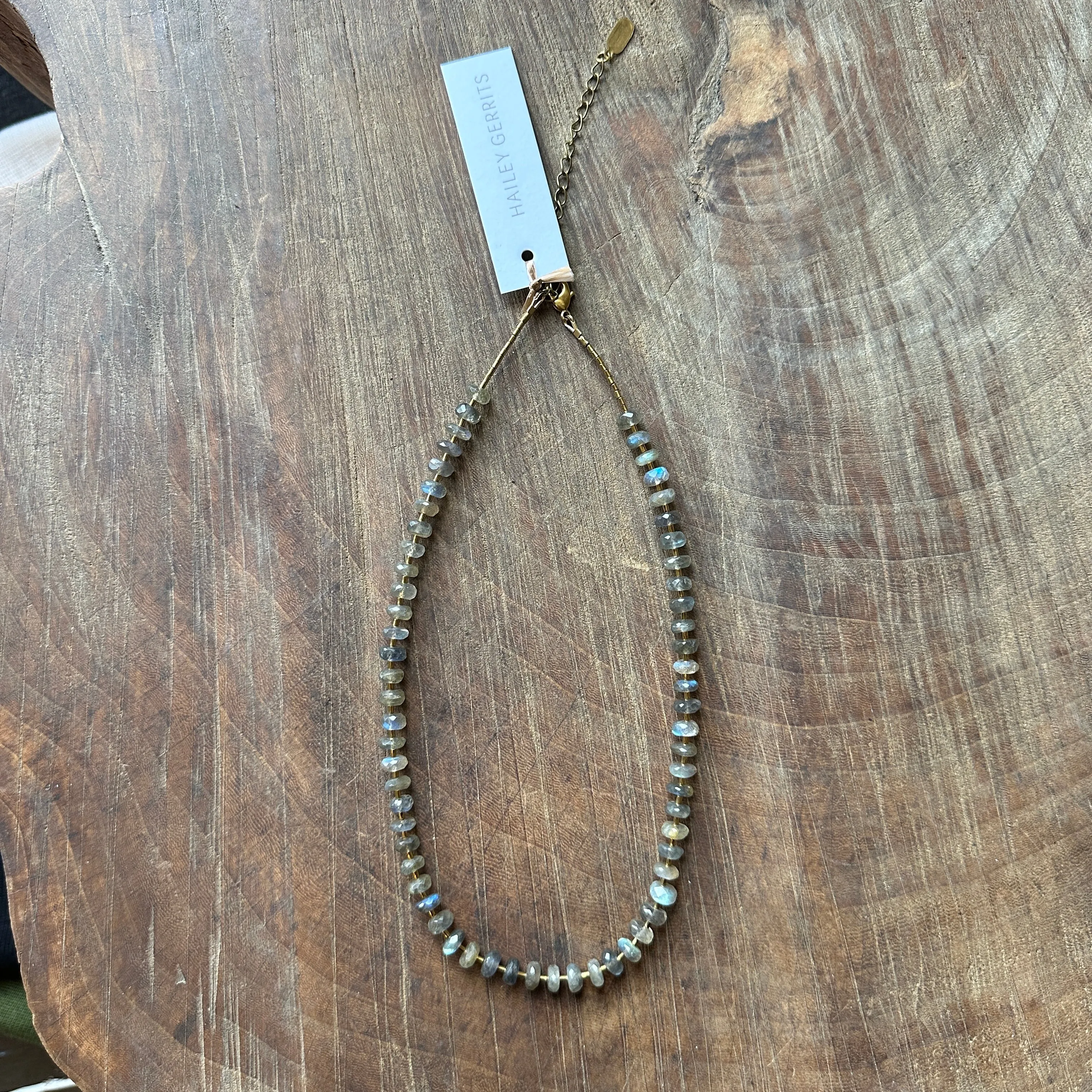 Hailey Gerrits // Marlow Necklace Labradorite