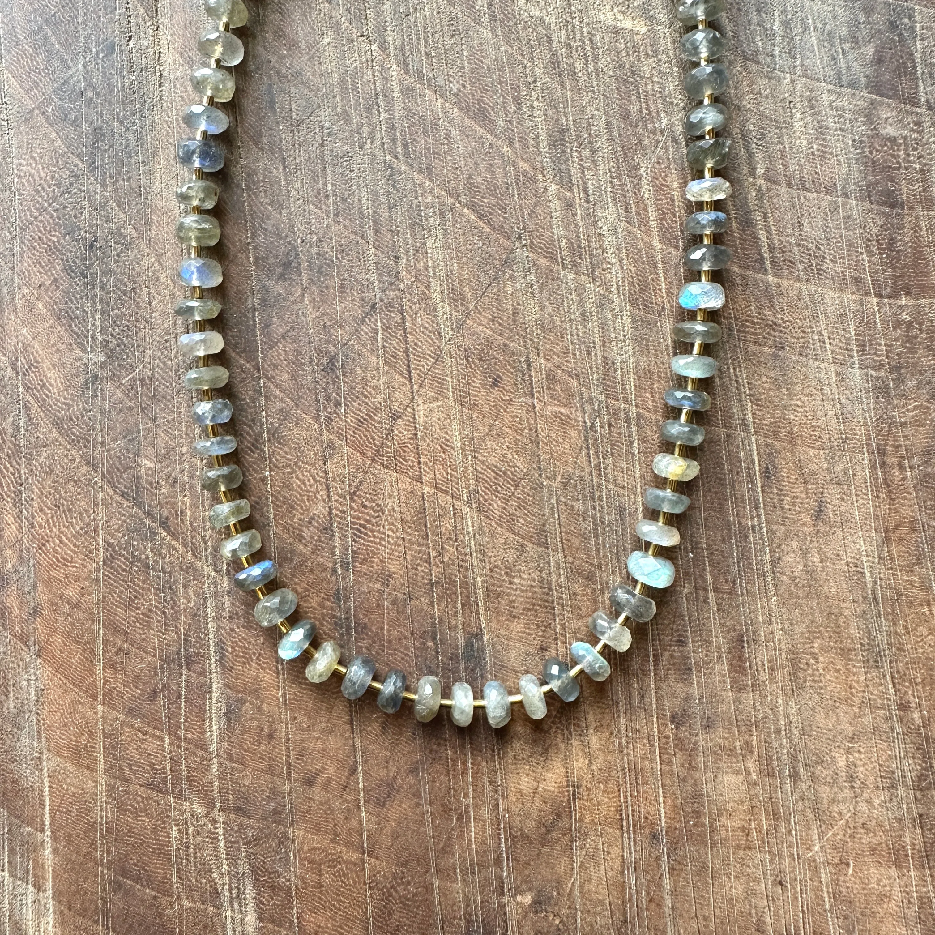 Hailey Gerrits // Marlow Necklace Labradorite