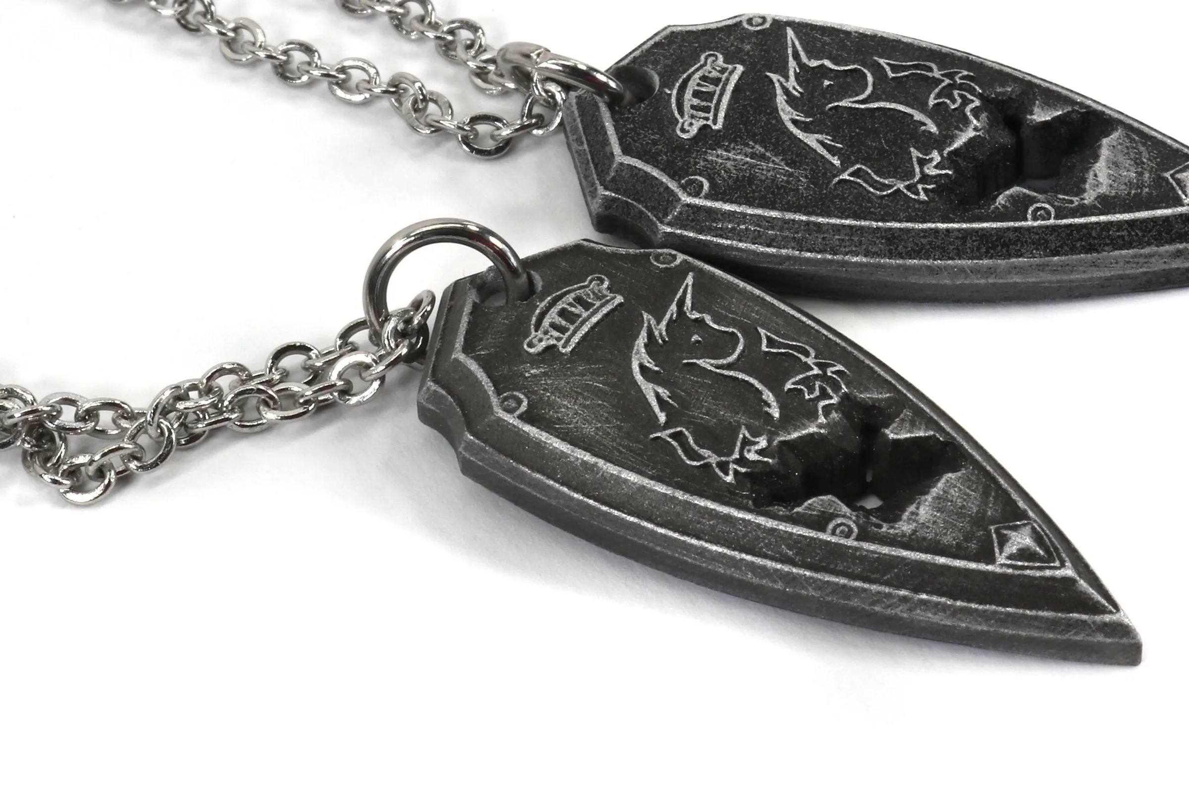 Haurchefant Greystone Shield Locket Necklaces - FFXIV