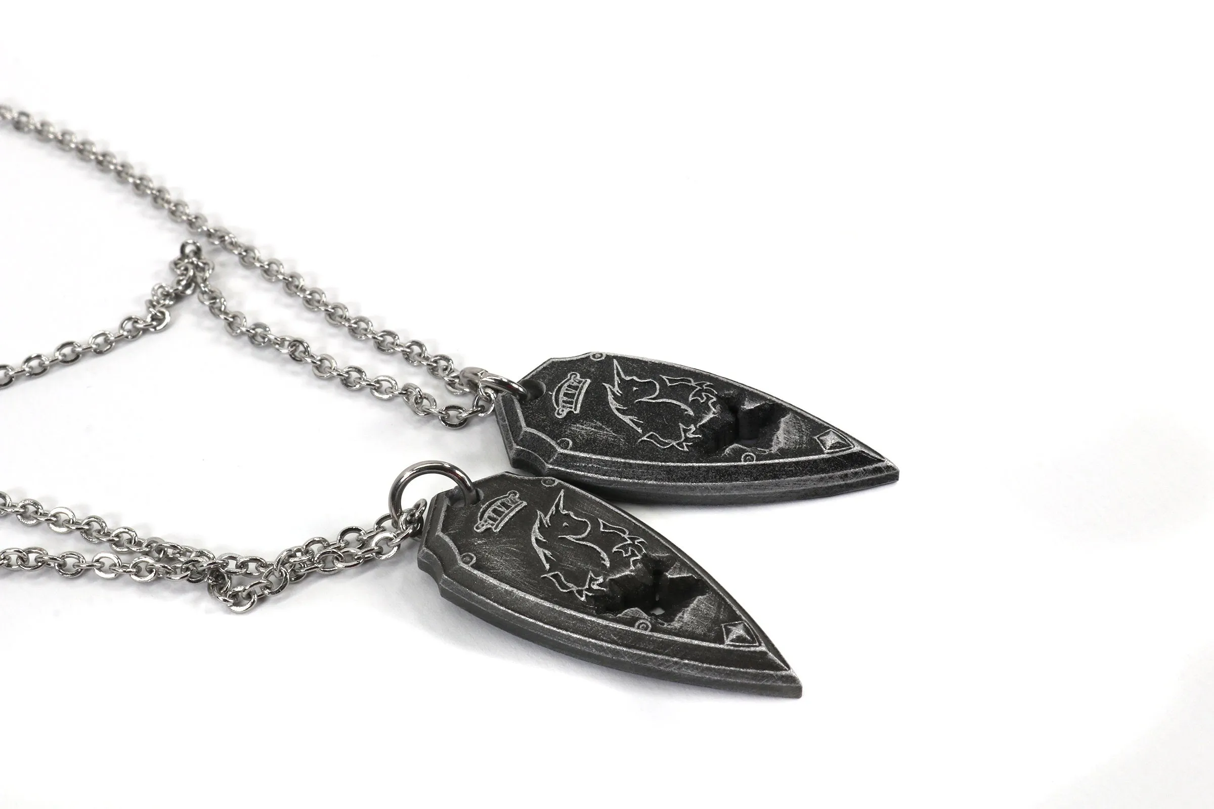 Haurchefant Greystone Shield Locket Necklaces - FFXIV