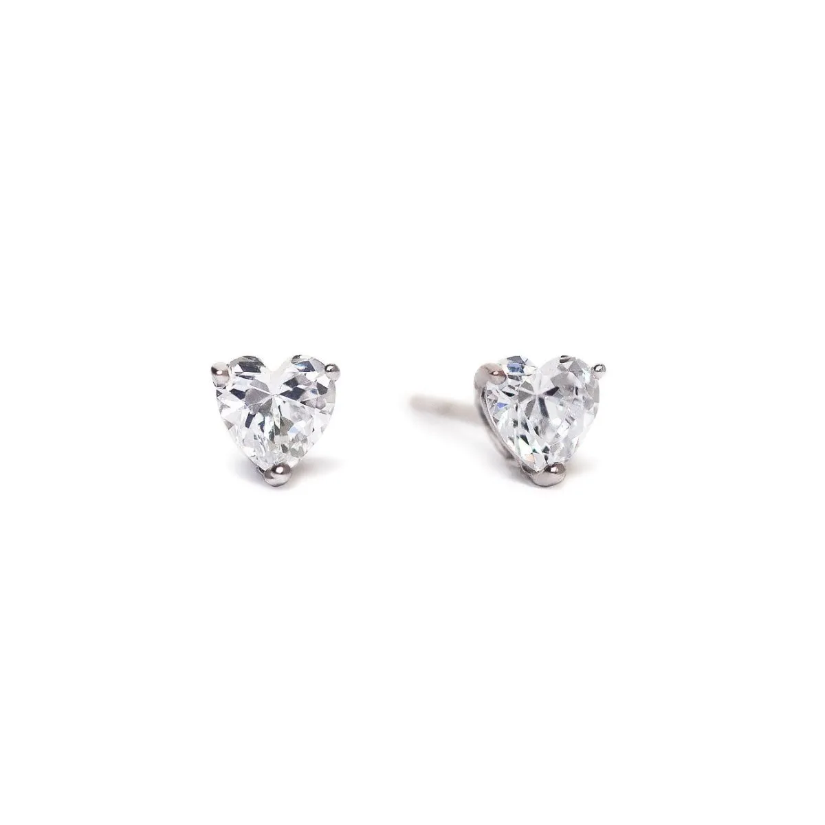 Heart Crystal Studs