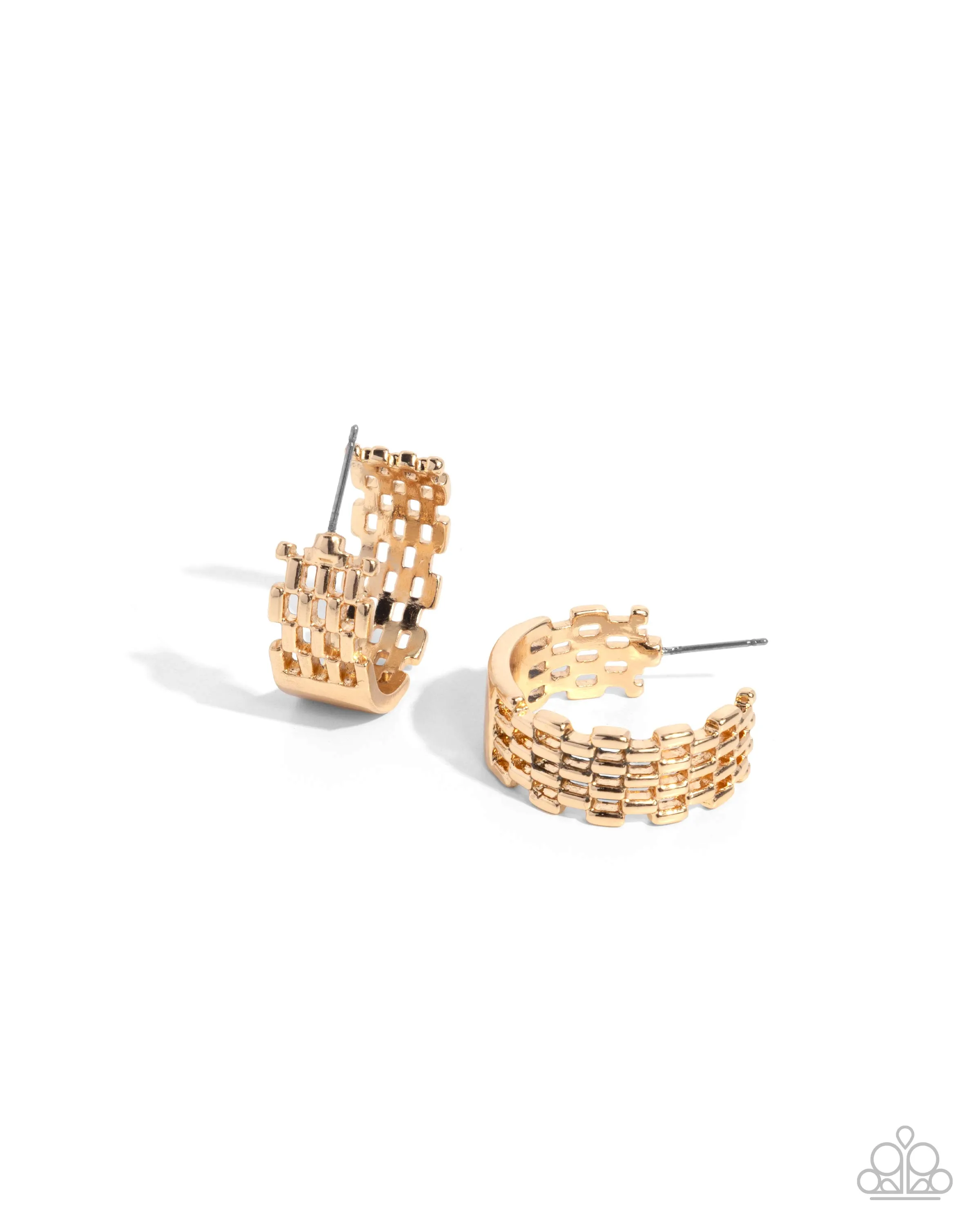 Interlocked Immunity - Gold Earrings