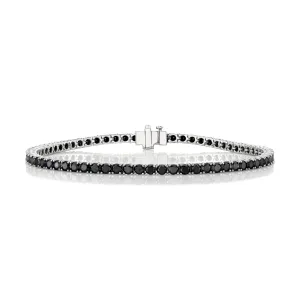 Men's Black Diamond Tennis Bracelet | Ready to Ship