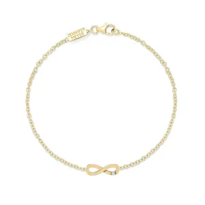 Mini Infinity Bracelet with Diamond Accent