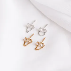 Molly - Sterling Silver Stud Earrings