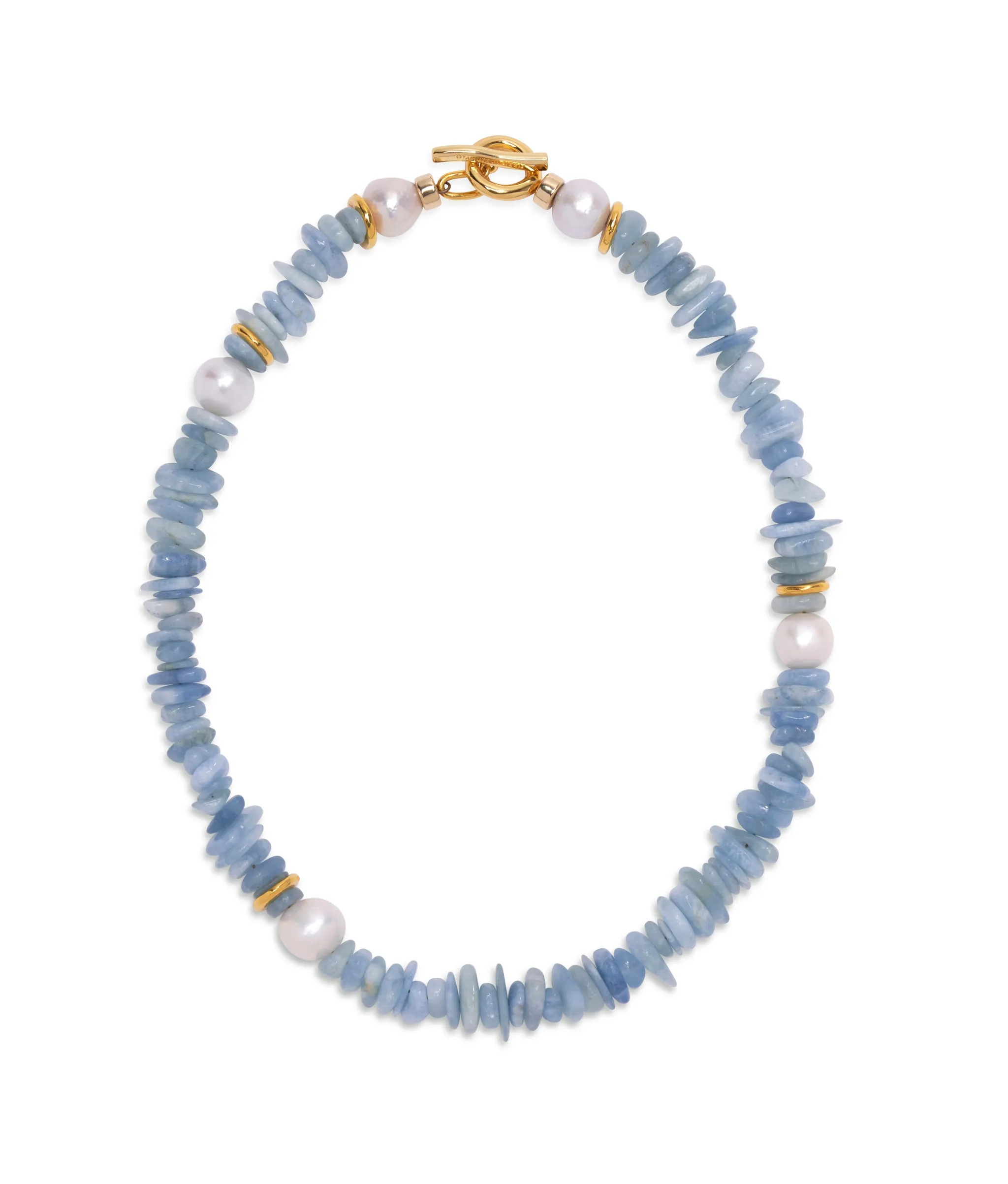 Mood Necklace in Aquamarine