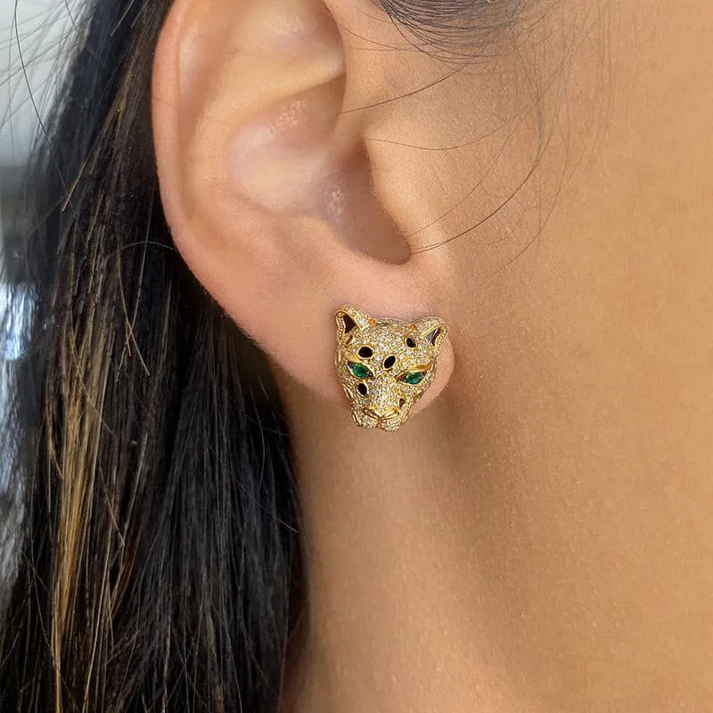 Panther Stud Earrings