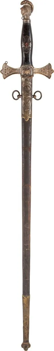 POST CIVIL WAR FREEMASON'S SWORD