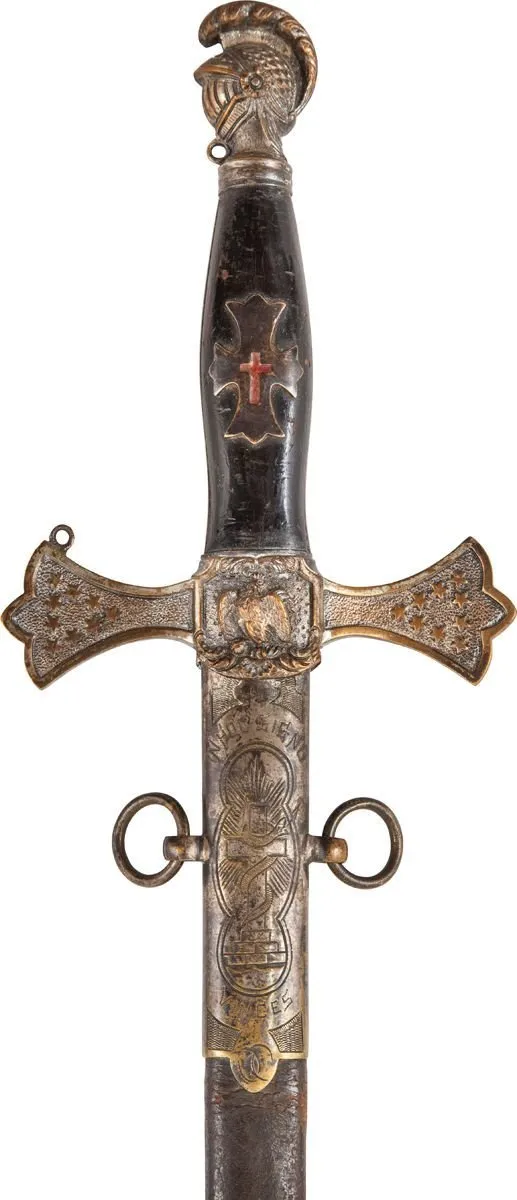 POST CIVIL WAR FREEMASON'S SWORD