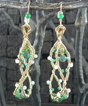 Raphaela Pasqualina Jade and Agate Earrings