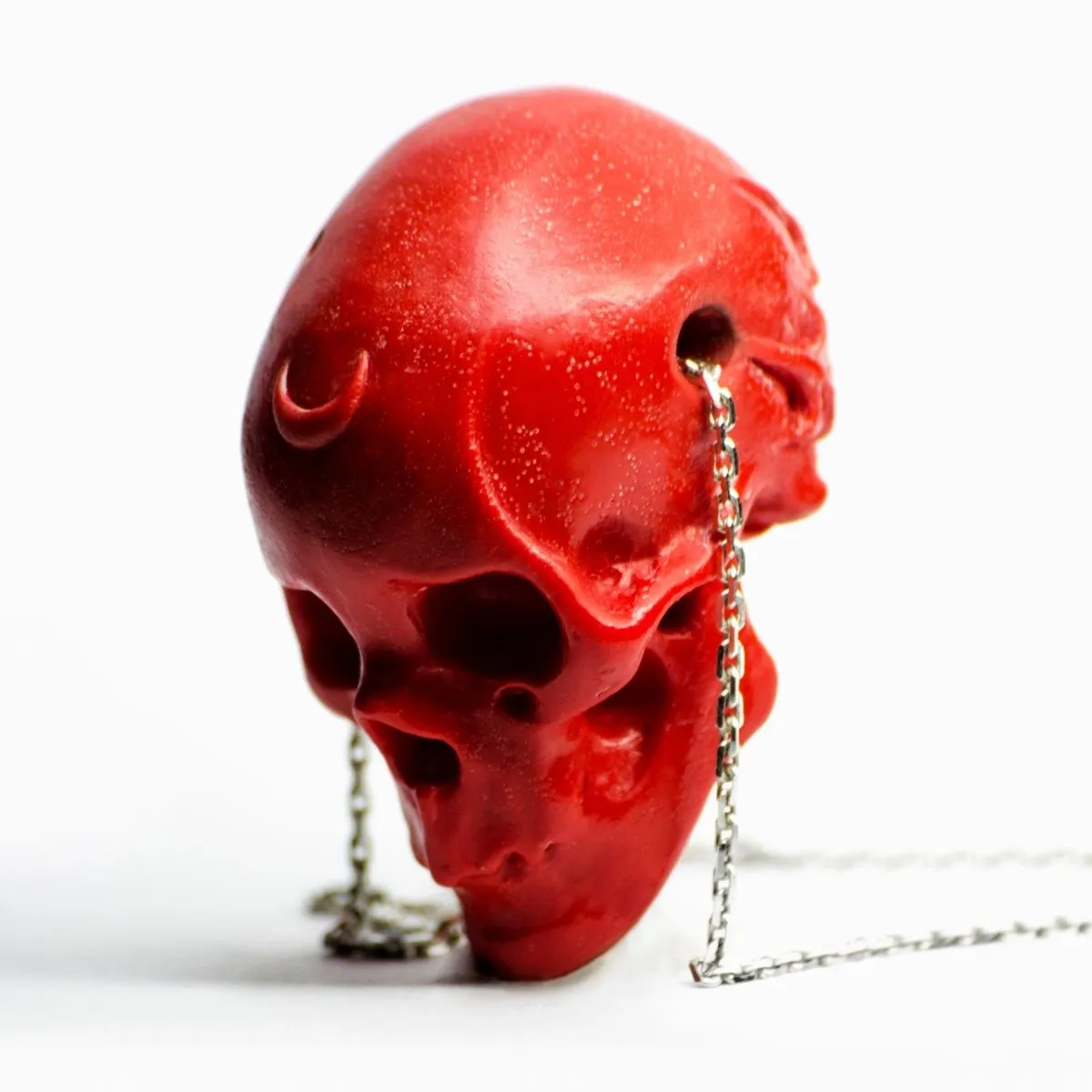 Rose Skull pendant - final sale