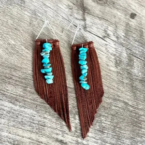 Seeley Triangle Fringe Earrings