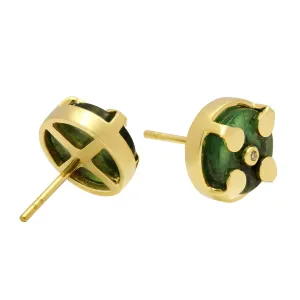 Signature Stud Earring   Emerald