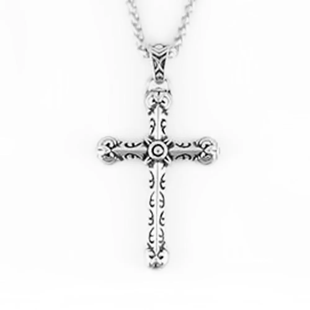 SK2273 Gents Tribal Cross Stainless Steel Christian Motorcycle Jewelry