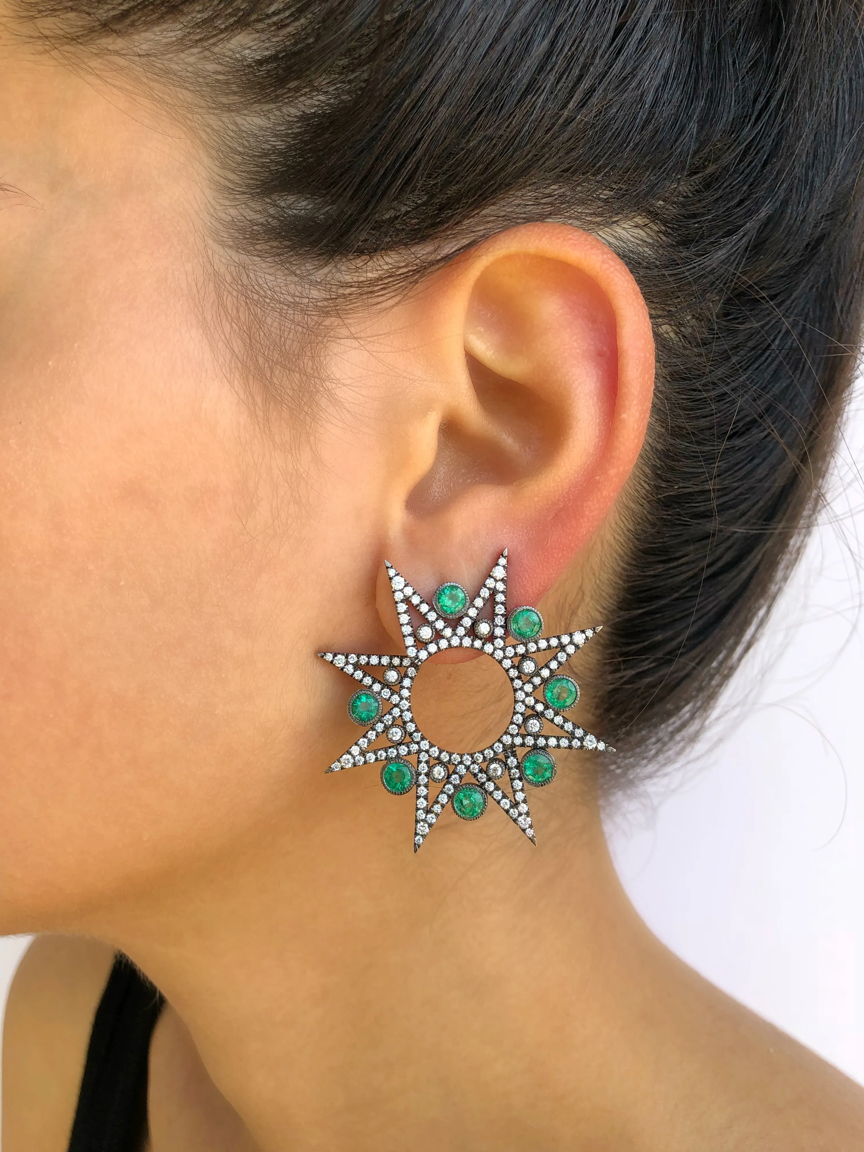 Spike Star Earrings