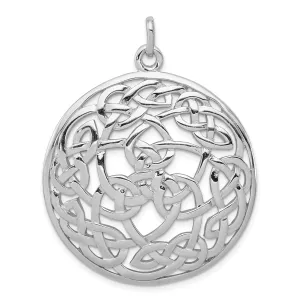 Sterling Silver Polished Finish Celtic Charm