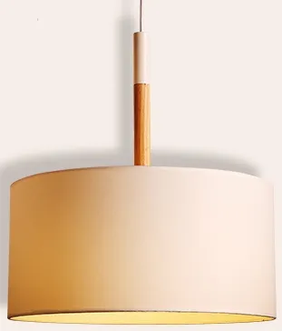 Sunniva Contemporary Drum Shaped Pendant Lamp