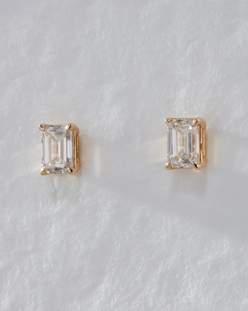 The Ultimate Emerald Solitaire Studs