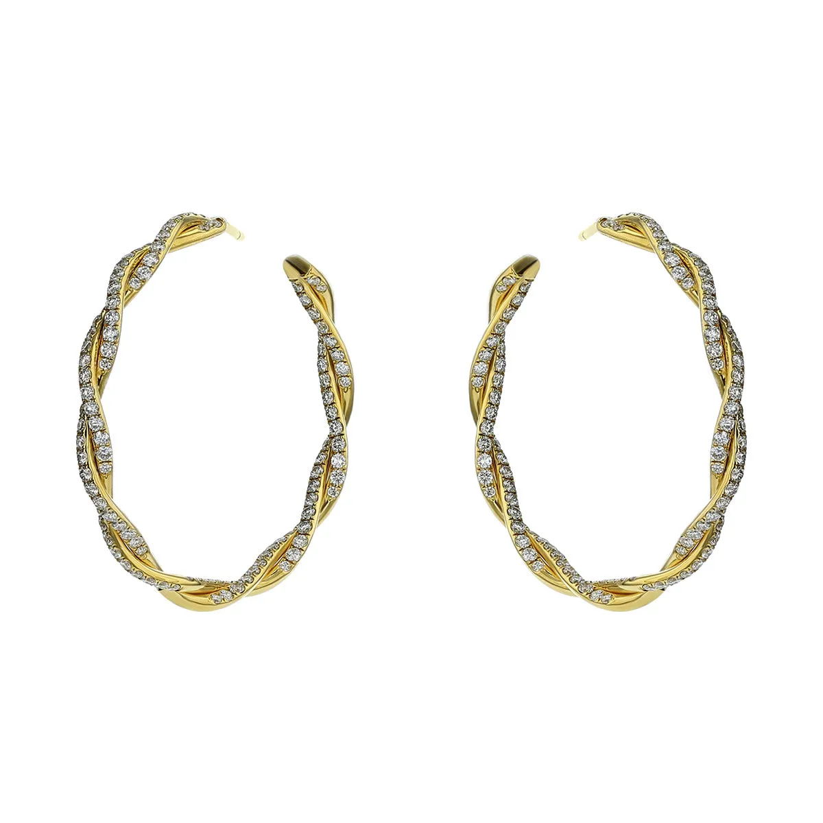 Twist Hoop Earrings