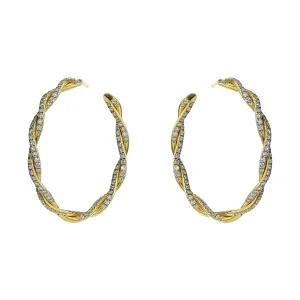 Twist Hoop Earrings