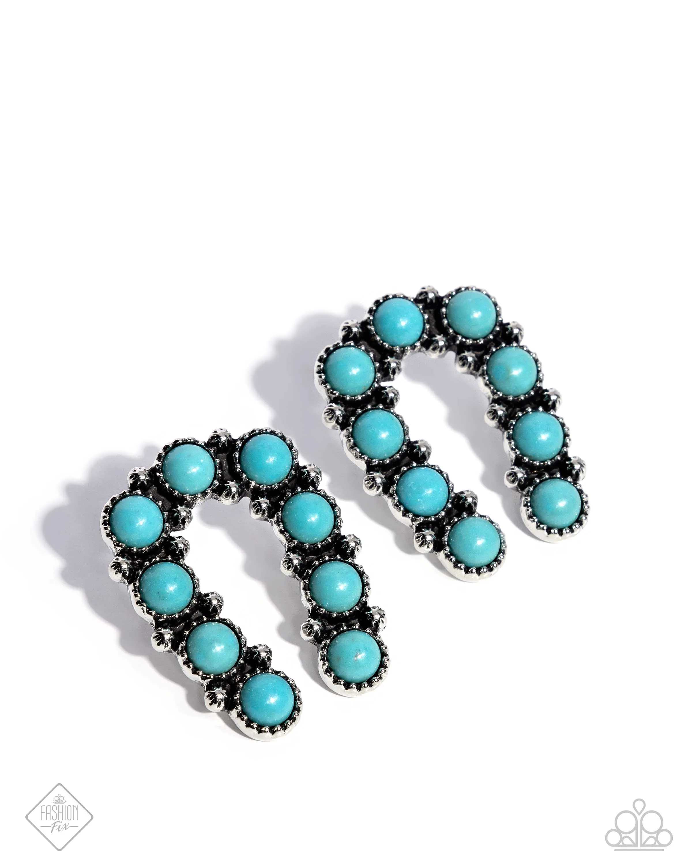 Wild West Wonder - Blue Earrings